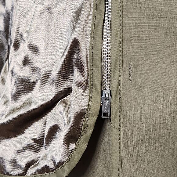 Vintage American Apparel Trench Coat Men's 40S Marine Corp Issue Olive Green - Picture 7 of 12